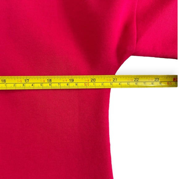 Lacoste Sport Red Oversized Logo Tape Dress Size 40 (M) - Picture 9 of 12